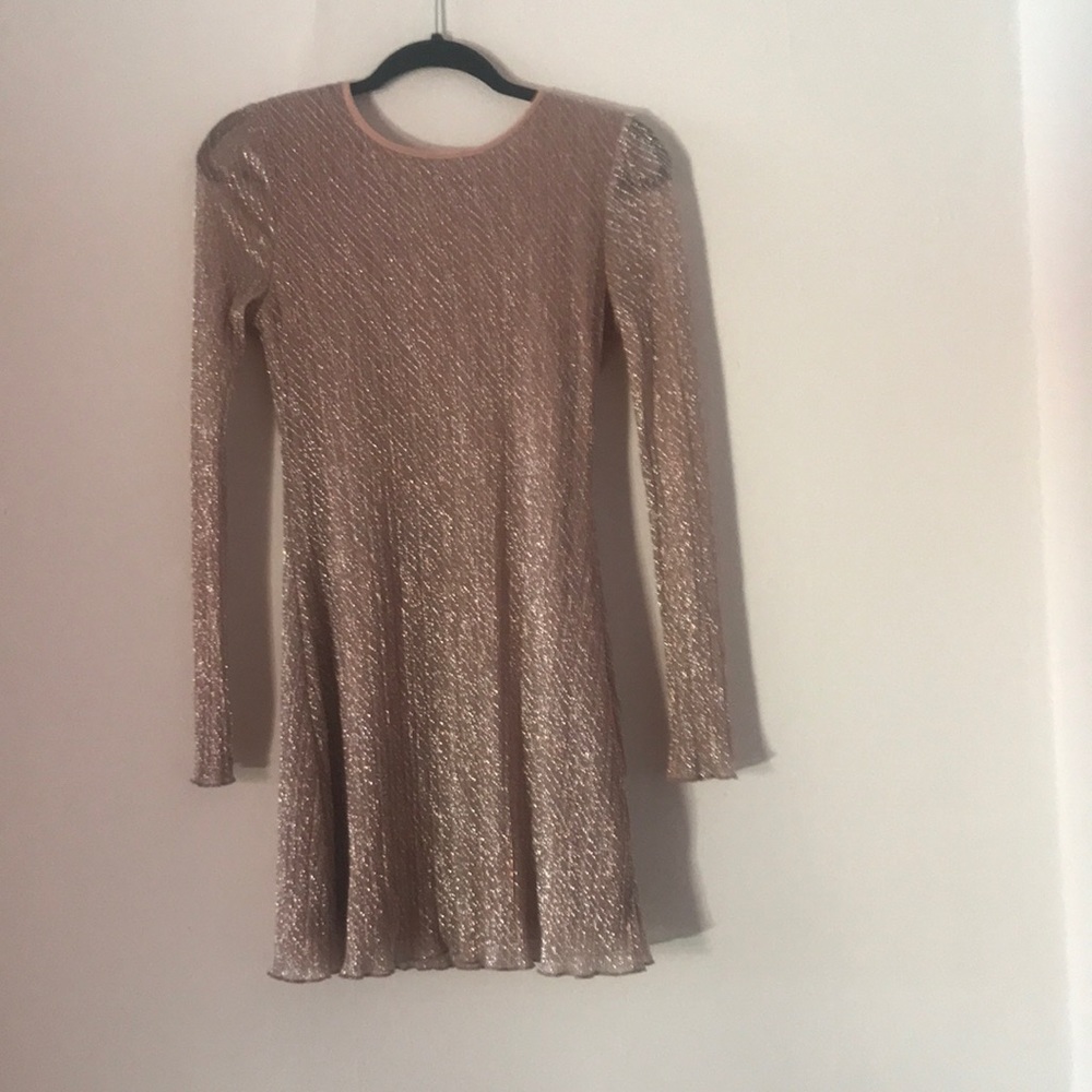 Sparkly Mini dress.